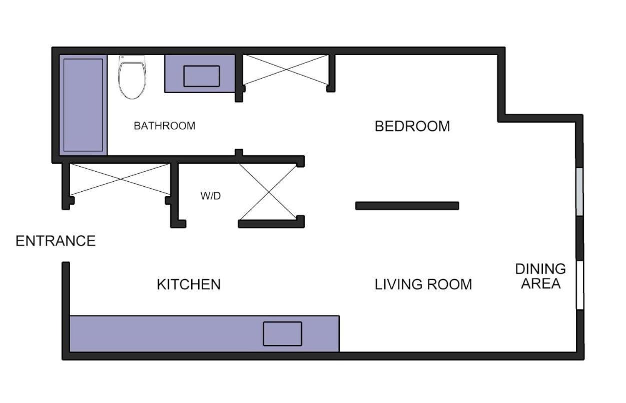 Urban Studio W Balcony Gym Apartment Charlotte Exterior foto